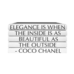 E. Lawrence Ltd. Quotation Series: â€œElegance Is Whenâ€¦â€ Coco Chanel 5 Volume Stack