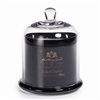 Zodax Apothecary Guild Scented Candle Jar with Glass Dome - Black / Small