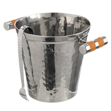 VIVO Genuine Shagreen Stainless Ice Bucket