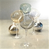 Zodax Ball Glass on Stem Candleholder / Condiment Bowl
