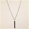 Alyce Ross Designs Hematite Tassel Necklace