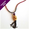 EXCLUSIVE - The Pink Happiness Necklace - Buddha & Pyrite By Alyce Ross Designs