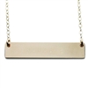 The Urban Smith The Name Plate Necklace - NAMASTE