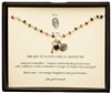 b.u. Jewelry Key To Loving Life Is Gratitude Tourmaline Necklace