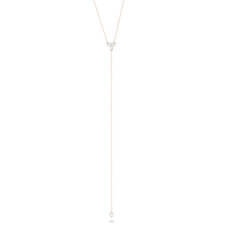 Adina Reyter Diamond Cluster Lariat Necklace