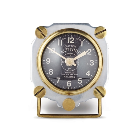 PENDULUX Altimeter Table Clock Aluminum