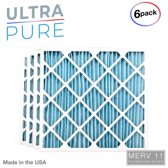 UltraPURE 14x25x2 MERV 11 HVAC Air Filter (6 Pack)