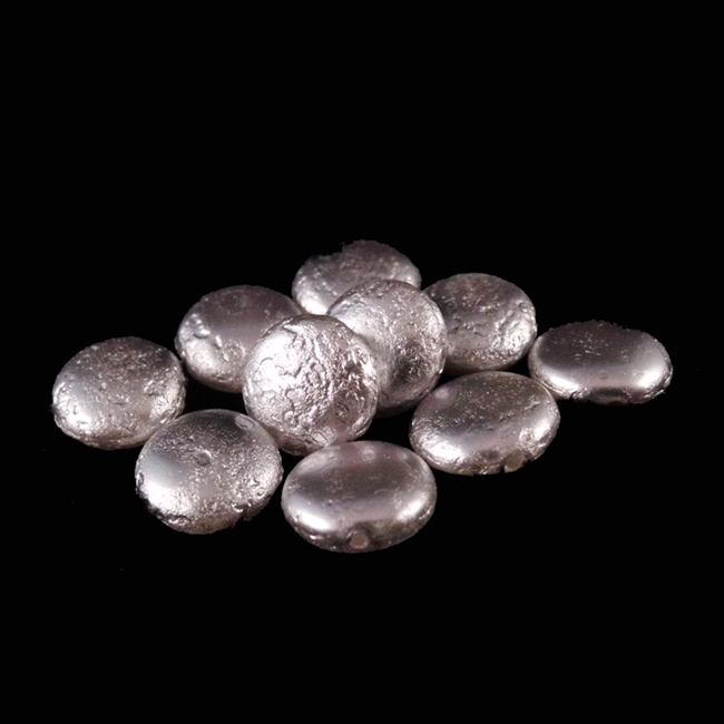 Pearl coin beads - 10mm diam. Qty. 10