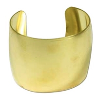 Brass Bracelet Cuff - 2" wide