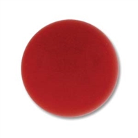 Czech Glass Cabochon - 18 mm round - 2 per package - Red Coral