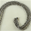 Multi-Strand Chain, Silver-Oxide, 9" length