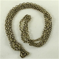 Multi-Strand Chain, Brass-Oxide, 9" length