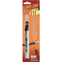 Cord Zap is a heavy-duty cord and thread burner - it will cut and cauterize synthetic threads and macrame' cord. Two AA batteries (not included) required.