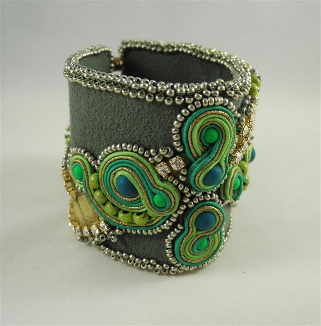 "Anything Green is Mine" Soft Cuff - #504