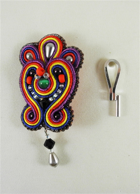 "Finger Paint" Pin/Pendant - #1010