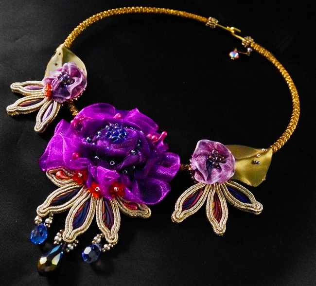 Violet's Garden - Collar Necklace - #1645