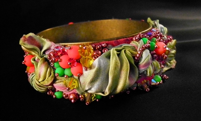 Swimming the Channel - Dragon Fruit Bangle - #1653