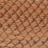 Beige Glossy Fish Leather