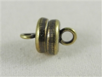 6mm magnetic clasp with Antique Brass finish.