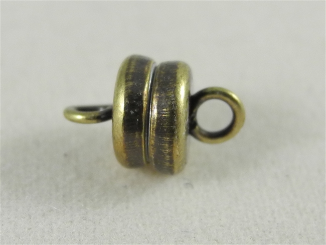 6mm magnetic clasp with Antique Brass finish.