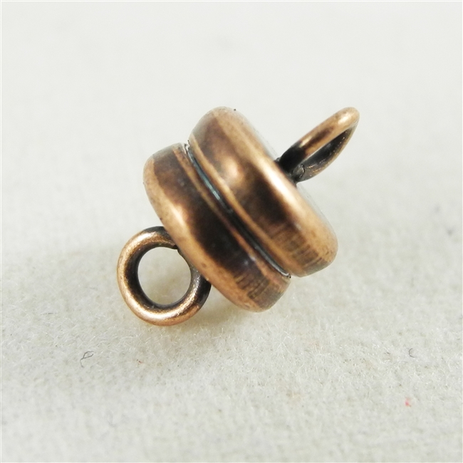 6mm magnetic clasp with Antique Copper finish.