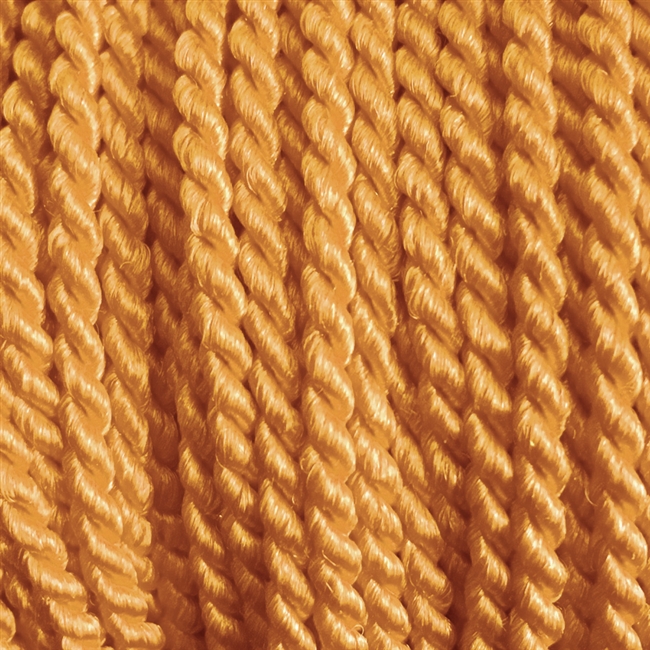 1 yd. 2.5 mm Twisted Rayon Cord - color "Copper"