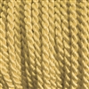 1 yd. 2.5 mm Twisted Rayon Cord - color "Old Gold"