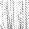 1 yd. 2.5 mm Twisted Rayon Cord - color "White"