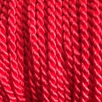 1 yd. 2.5 mm Twisted Rayon Cord - color "Red"