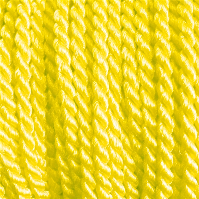 1 yd. 2.5 mm Twisted Rayon Cord - color "Maize"