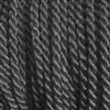 1 yd. 2.5 mm Twisted Rayon Cord - color "Black"
