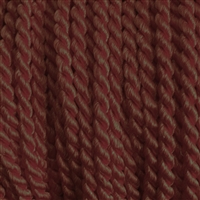 1 yd. 2.5 mm Twisted Rayon Cord - color "Brown"