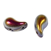 Zoliduos - 5x8mm 2-hole bead - RIGHT - 25 PER BAG - JET MAREA