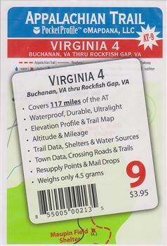 AT-9 Appalachian Trail: Virginia 4 from Buchanan, VA to Rockfish Gap, VA
