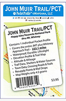 John Muir Trail map and profile