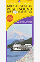 Greater Seattle Puget Sound Road and Recreation Map,97800938011521