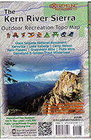 The Kern River Sierra Outdoor Recreation Topo Map