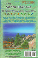 The Santa Barbara Outdoor Recreation Topo Map