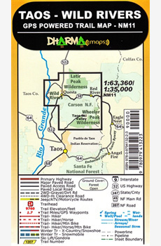 Taos Wild Rivers Map
