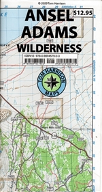 Ansel Adams Wilderness Map
