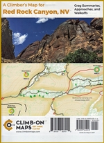 A Climber's Map for Red Rock Canyon, NV