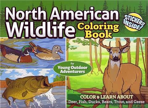 North American Wildlife Coloring Book