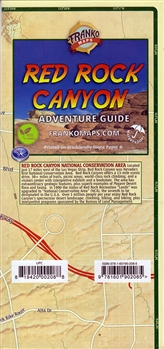 Map of Red Rock Canyon, NV