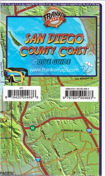 San Diego County Coast Dive Map