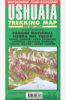 USHUAIA trekking Map
