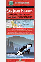 map of San Juan Islands, Washington State