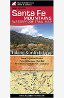 Santa Fe Mountains Waterproof Trail Map