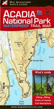 Acadia National Park Trail Map