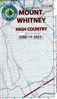 Mt. Whitney High Country Trail Map- Tom Harrison