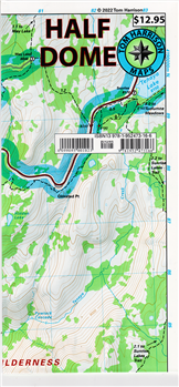 Half Dome Trail Map - Tom Harrison